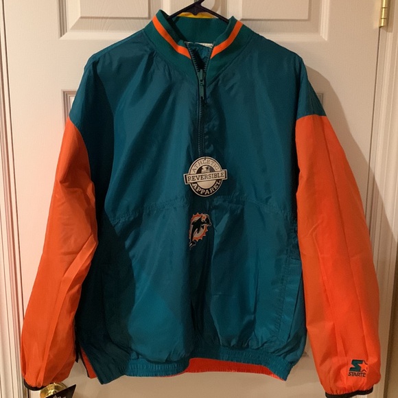 Starter Reversible Miami Dolphins Jacket - Picture 4 of 9